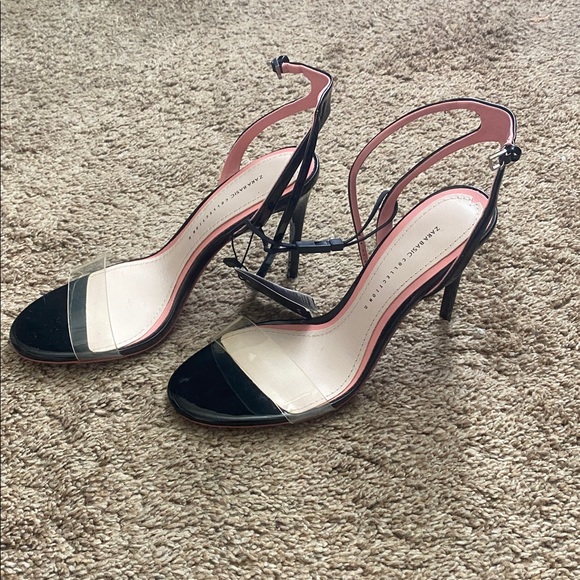 Zara | NWT Women's Strappy Heels - Picture 2 of 8